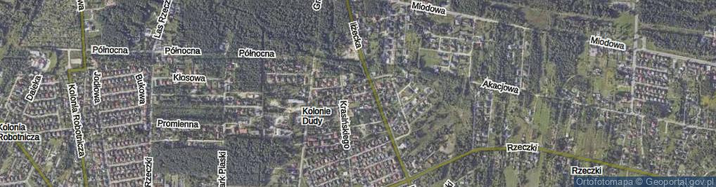 Zdjęcie satelitarne Podleśna ul.